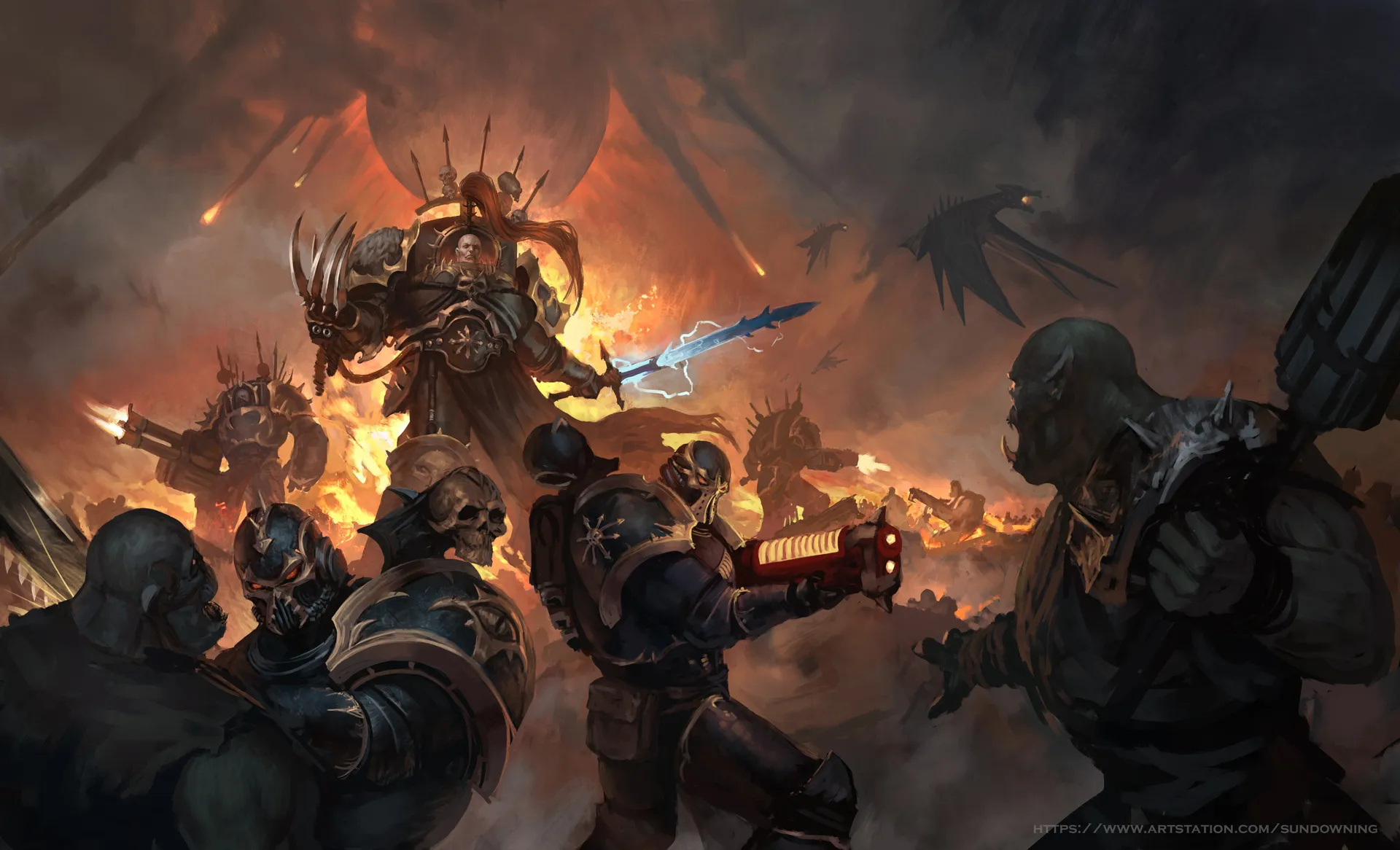 Warhammer Chaos Gods: Khorne, Nurgle, Tzeentch & Slaanesh