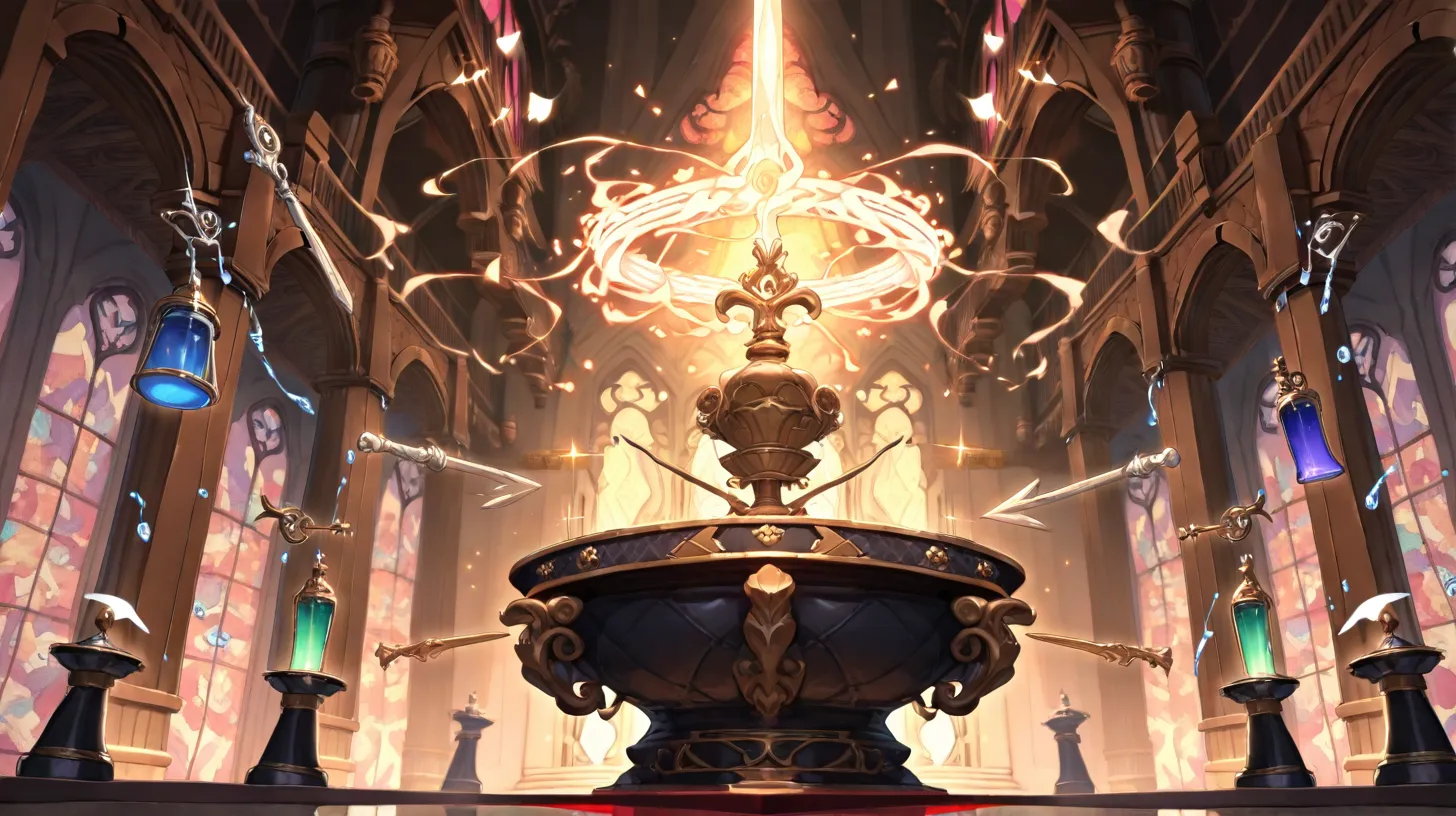 Generate D&D 5e–style magic items with names, properties, schools of magic, and rarity tags. Filter by category, rarity, or school. Free, no signup.