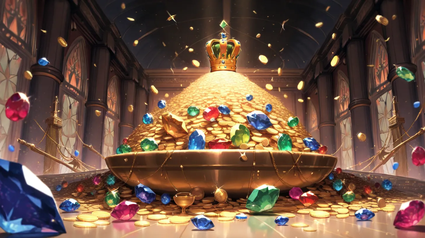 Free D&D 5e treasure hoard generator. Pick a CR tier (0–4, 5–10, 11–16, 17+) and get coins, gems, art objects, and magic items balanced to the level.